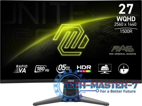 Monitor MSI MAG 27CQ6F (27" /VA /180Hz /2560 x 1440 /Czarny) Monitor MSI MAG 27CQ6F (27" /VA /180Hz /2560 x 1440 /Czarny)