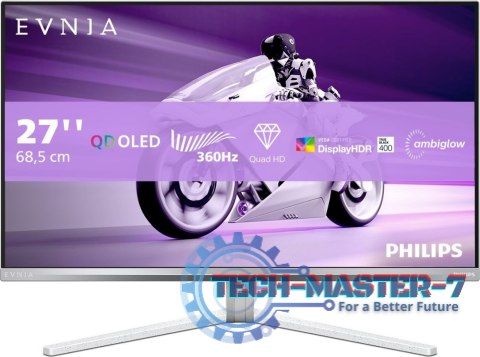 Monitor PHILIPS 27M2N8500/00 (26.5" /OLED /360Hz /2560 x 1440 /Biały) Monitor PHILIPS 27M2N8500/00 (26.5" /OLED /360Hz /2560 x 1440 /Biały)