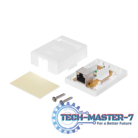 Netrack gniazdo kompletne natynkowe 1 x RJ45 8p8c FTP kat. 6 LSA