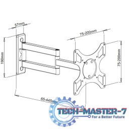 Uchwyt do TV TECHLY 301450 (nośność 25kg \19 - 37 cali)