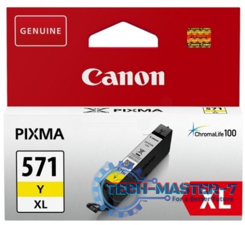 Wkład CANON CLI-571XL Żółty 0334C001 Wkład CANON CLI-571XL Żółty 0334C001