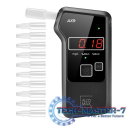 Alkomat AX9 elektrochemiczny z PLATYNĄ METEO