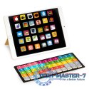 Drewniany tablet edukacyjny tablica magnetyczna kredowa ECOTOYS ECOTOYS