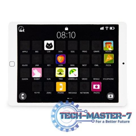 Drewniany tablet edukacyjny tablica magnetyczna kredowa ECOTOYS ECOTOYS Drewniany tablet edukacyjny tablica magnetyczna kredowa ECOTOYS ECOTOYS