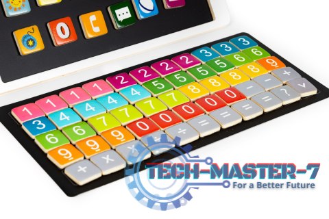 Drewniany tablet edukacyjny tablica magnetyczna kredowa ECOTOYS ECOTOYS Drewniany tablet edukacyjny tablica magnetyczna kredowa ECOTOYS ECOTOYS
