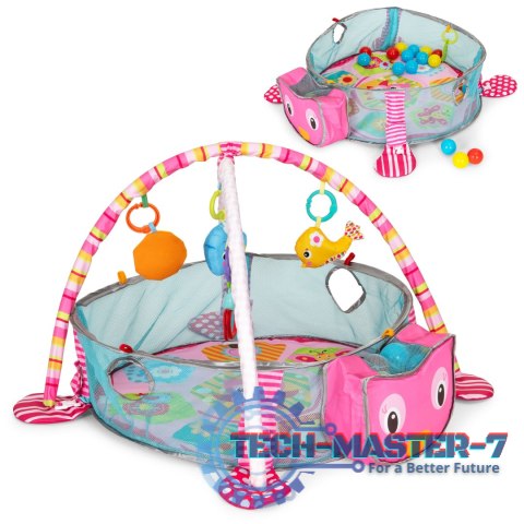 Duża mata edukacyjna 3w1 kojec 30 piłek 0+ ECOTOYS ECOTOYS Duża mata edukacyjna 3w1 kojec 30 piłek 0+ ECOTOYS ECOTOYS