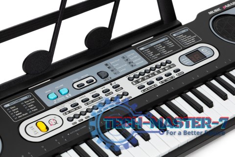 Duży keyboard pianino z mikrofonem dla dzieci + zasilacz MULTISTORE Duży keyboard pianino z mikrofonem dla dzieci + zasilacz MULTISTORE