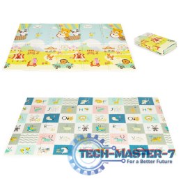 Mata piankowa edukacyjna dwustronna składana duża torba ECOTOYS ECOTOYS