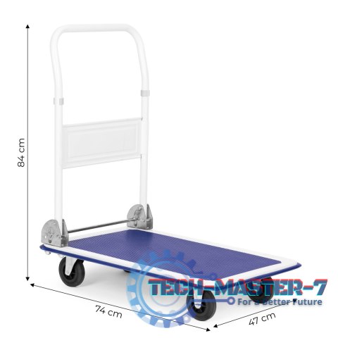 Wózek transportowy platformowy magazynowy 150KG składany ręczny ModernHome Wózek transportowy platformowy magazynowy 150KG składany ręczny ModernHome