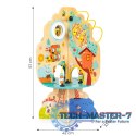 Zabawka edukacyjna dla dzieci drewniane drzewko wpierające rozwój +12m ECOTOYS ECOTOYS