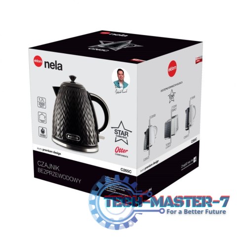 Czajnik ELDOM C265C (1.7L /2000W /Czarno-stalowy ) Czajnik ELDOM C265C (1.7L /2000W /Czarno-stalowy )