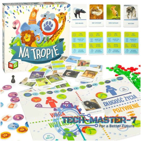Gra edukacyjna Na tropie gra dla ciekawskich 8+ MULTIGRA Gra edukacyjna Na tropie gra dla ciekawskich 8+ MULTIGRA