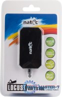 Hub USB NATEC Locust USB 2.0 Black (Czarny)