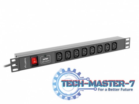Listwa zasilająca LANBERG PDU-08I-0200-C20-BK