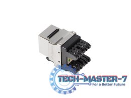 Moduł keystone gniazdo RJ45 - LSA FTP kat.6 180 stopni do puszki montażowej