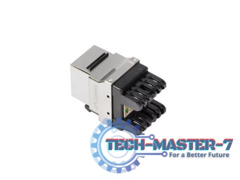 Moduł keystone gniazdo RJ45 - LSA FTP kat.6 180 stopni do puszki montażowej Moduł keystone gniazdo RJ45 - LSA FTP kat.6 180 stopni do puszki montażowej
