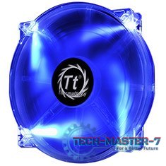 Wentylator do obudów THERMALTAKE Pure 20 LED Niebieski CL-F016-PL20BU-A