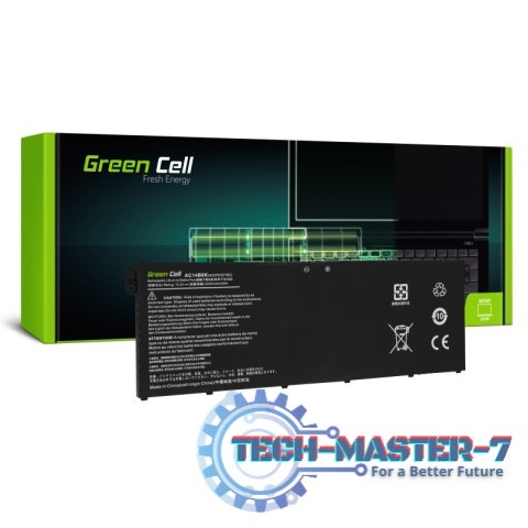 Bateria GREEN CELL do Wybrane modele notebooków marki Acer AC72 (2100 mAh /15.2V )