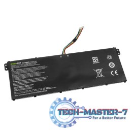 Bateria GREEN CELL do Wybrane modele notebooków marki Acer AC72 (2100 mAh /15.2V )