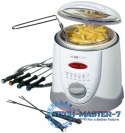 Frytkownica CLATRONIC FFR 2916 (1l /840W /Biało-szary )