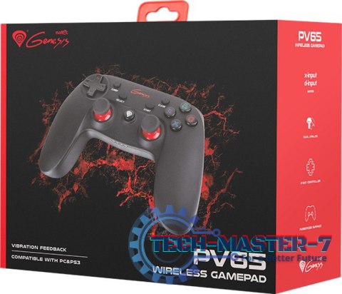 Gamepad bezprzewodowy GENESIS PV65 (PC/PS3) Gamepad bezprzewodowy GENESIS PV65 (PC/PS3)