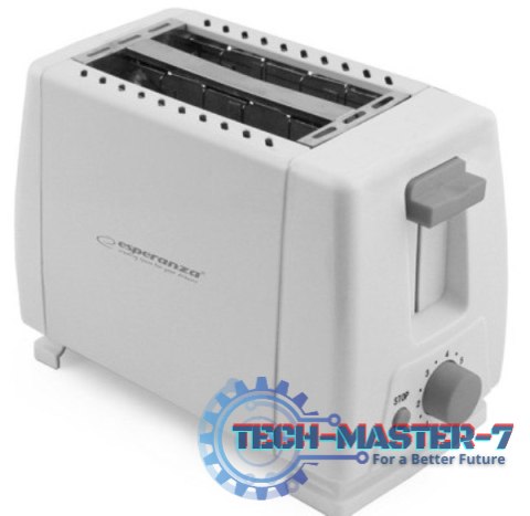 Toster ESPERANZA Caprese EKT001 (600W /Biały )