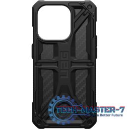 UAG Monarch - obudowa ochronna do iPhone 15 Pro (carbon fiber)