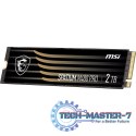 Dysk SSD MSI PATIUM M480 Pro 2TB PCIe 4.0 NVMe Spatium (M.2 2280″ /2 TB /NVMe /7400MB/s /7000MB/s)