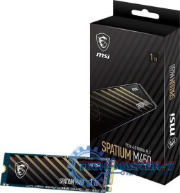 Dysk SSD MSI S78-440L920-P83 Spatium (M.2 2280″ /1 TB /PCI-E x4 Gen4 NVMe /3600MB/s /3000MB/s)