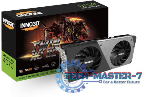 Karta graficzna INNO3D GEFORCE RTX 4070 TWIN X2 OC (N40702-126XX-185252N)