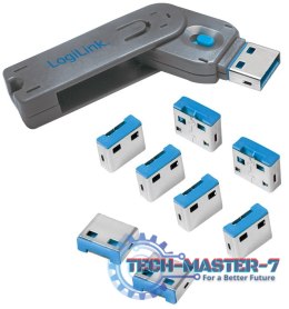 LOGILINK AU0045 Blokada zabezpieczająca porty USB