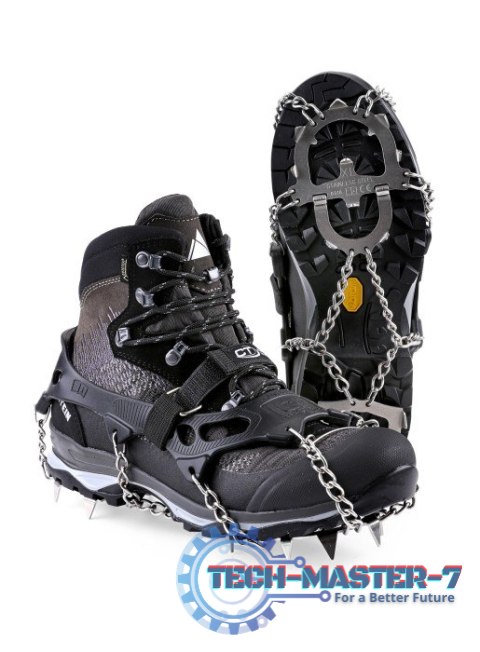 Raczki turystyczne CT Ice Traction Plus 44-47 czarny (black)