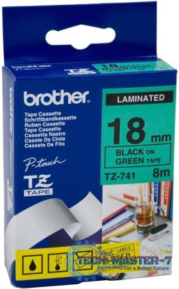 Taśma BROTHER Czarny TZ-741
