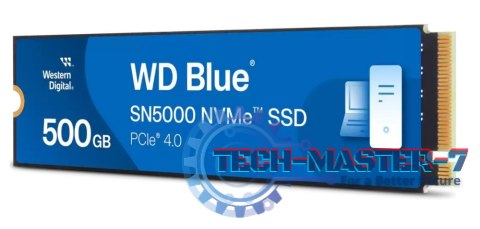 Dysk SSD M.2 WD Blue SN5000 500GB WD Blue (M.2″ /500 GB /PCI Express 4.0 (NVMe) /5000MB/s /4000MB/s) Dysk SSD M.2 WD Blue SN5000 500GB WD Blue (M.2″ /500 GB /PCI Express 4.0 (NVMe) /5000MB/s /4000MB/s)