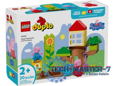 Klocki DUPLO 10431 Peppa Pig Ogród i domek na drzewie Peppy