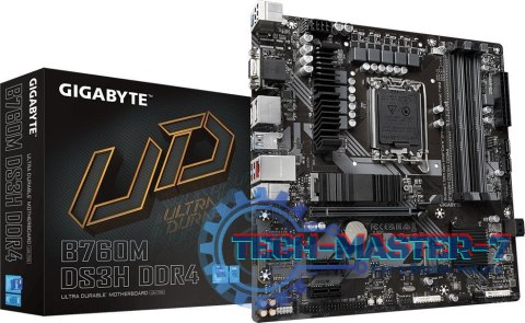 Płyta główna GIGABYTE B760M DS3H DDR4 LGA1700 MICRO ATX