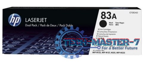 Toner HP 83A Zestaw 2 tonerów Czarny CF283AD CF283AD