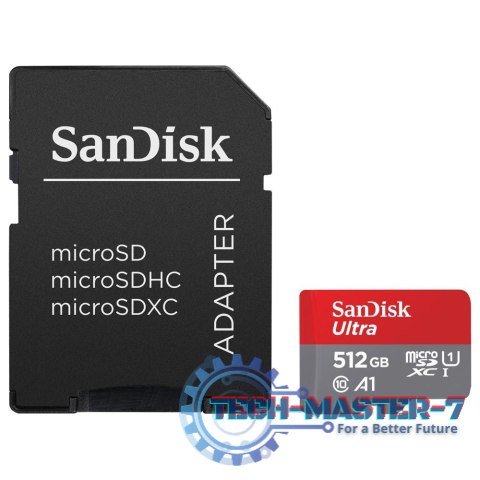 Karta pamięci SANDISK 512 GB Adapter