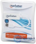 Karta sieciowa przewodowa MANHATTAN Adapter SuperSpeed USB 3.0 506847