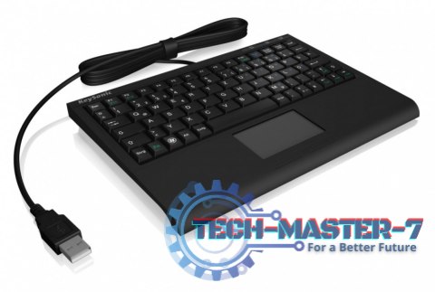 Klawiatura Przewodowa KEYSONIC ACK-3410(US) touchpad