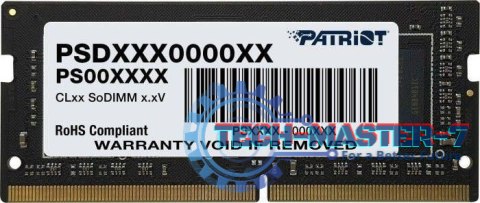 Pamięć PATRIOT (SODIMM/DDR5/16 GB/4800MHz/1.1V/40CL/SINGLE) Pamięć PATRIOT (SODIMM/DDR5/16 GB/4800MHz/1.1V/40CL/SINGLE)
