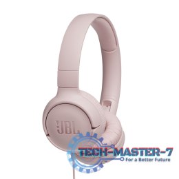Słuchawki z mikrofonem Na głowę JBL Tune 500 Różowy (3.5 mm minijack wtyk/Różowy)
