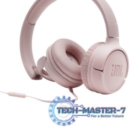 Słuchawki z mikrofonem Na głowę JBL Tune 500 Różowy (3.5 mm minijack wtyk/Różowy)
