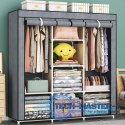 Szafa tekstylna duża materiałowa garderoba z półkami na ubrania i buty ModernHome