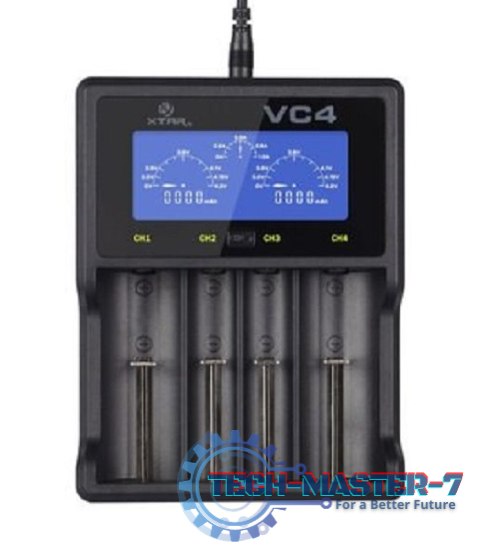 XTAR ŁADOWARKA DO AKUMULATORÓW CYLINDRYCZNYCH LI-ION/NI-MH/NI-CD 18650 VC4SL