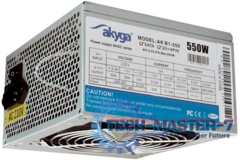 Zasilacz PC AKYGA 550W AK-B1-550