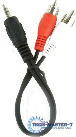 GEMBIRD Jack 3.5mm-2xRCA (wtyk-wtyk) 0.2m 0.2m /s1x MiniJack 3.5 mm (wtyk) 2x RCA (wtyk)