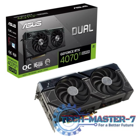 Karta graficzna ASUS GeForce RTX 4070 TI SUPER 16GB GDDR6X (DUAL-RTX4070TIS-O16G) Karta graficzna ASUS GeForce RTX 4070 TI SUPER 16GB GDDR6X (DUAL-RTX4070TIS-O16G)