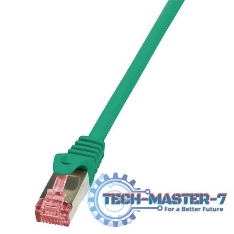 LOGILINK S/FTP Cat.6 2 m Zielony 2 Patchcord LOGILINK S/FTP Cat.6 2 m Zielony 2 Patchcord