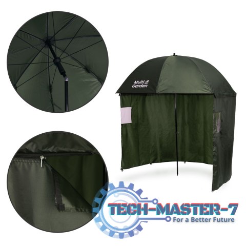 Parasol wędkarski z osłoną ściankami namiot wodoodporny regulacja wysokości MultiGarden MULTI GARDEN Parasol wędkarski z osłoną ściankami namiot wodoodporny regulacja wysokości MultiGarden MULTI GARDEN
